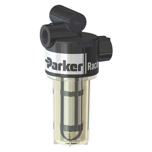 Racor 025RAC01 In-Line Gasoline Fuel Filter