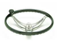 Steering Wheel Evolution W/Finger Grips,Control Knob and Carbon Fiber Ring