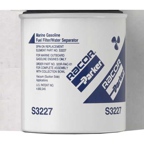 Racor S3227 Gasoline Spin-On Fuel Filter Elements