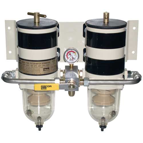 Racor 75900FHX Series Dual Turbine Assembly 2, 10, 30 Micron 