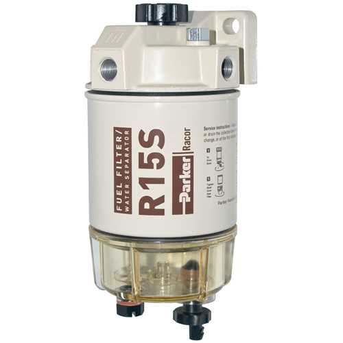 Racor 215R, 215R2, 215R10, 215R30 Series Diesel Spin-On-Filter/Separators