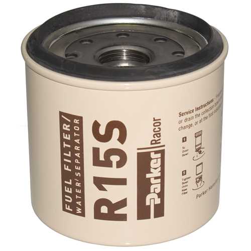Racor R15, R15S, R15T, R15P Series Diesel Spin-On Replacement Elements