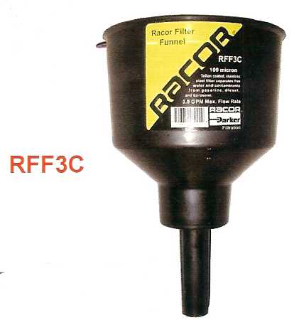 Racor  RFF3C Fuel Filter Funnel