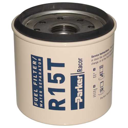 Racor R15, R15S, R15T, R15P Series Diesel Spin-On Replacement Elements