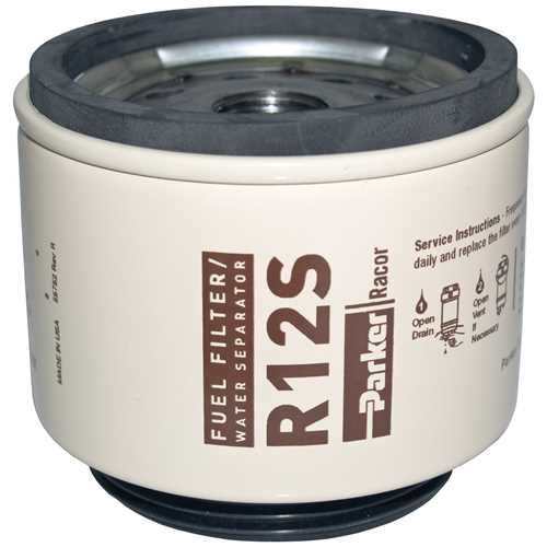 Racor R12, R12S, R12T, R12P Series Diesel Spin-On  Replacement Elements