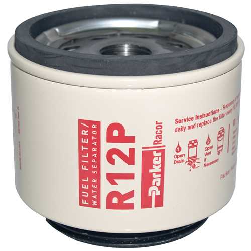 Racor R12, R12S, R12T, R12P Series Diesel Spin-On  Replacement Elements