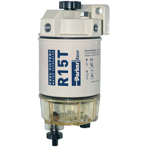 Racor 215R, 215R2, 215R10, 215R30 Series Diesel Spin-On-Filter/Separators