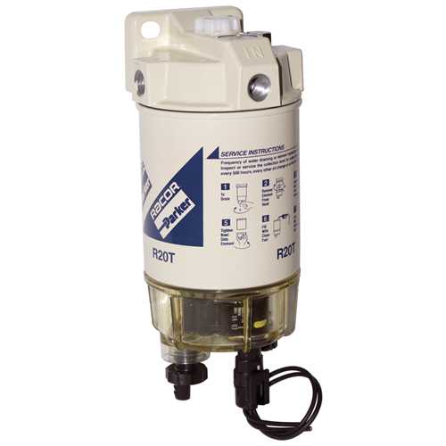 Racor 230R12 Series Diesel Spin-On Filter/Separators w/ Heater