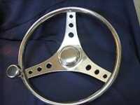 Steering Wheel Euro Sport Wheel with Finger Grips And Control Knob