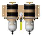 Racor 75500 FGX Series Dual Turbine Filter Assembly 2, 10, 30 Micron